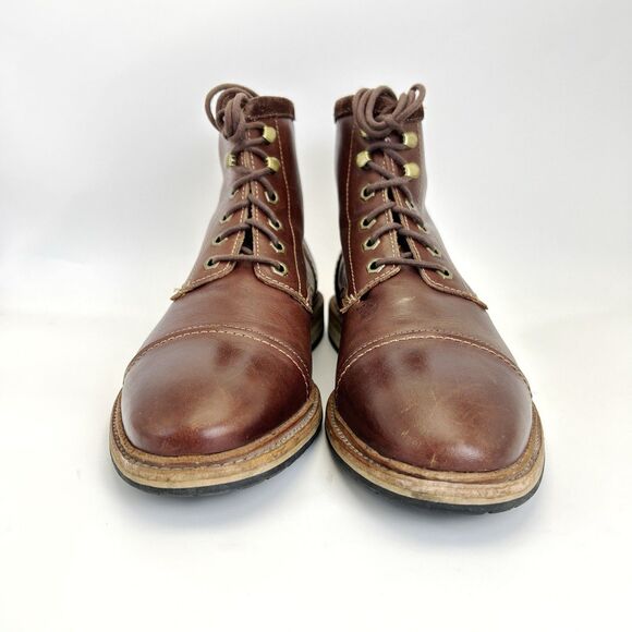 Florsheim Limited Indie Boots Mens Sz 9 D Brown Leather Cap Toe Lace Up 15069 main image 4